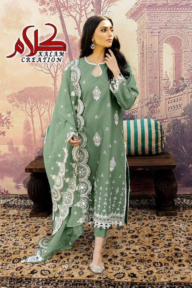 Kalam 1109 New Fancy Wear Georgette Ready Made Suit Collection